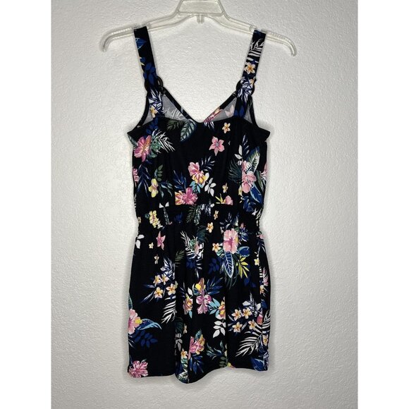 BB Dakota Eye Candy Floral Romper Sz XL Poly & Spandex - Picture 6 of 8